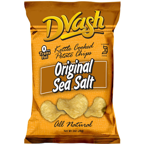 Dvash - Kettle Cooked Potato Chips - Sea Salt - 80/1 oz