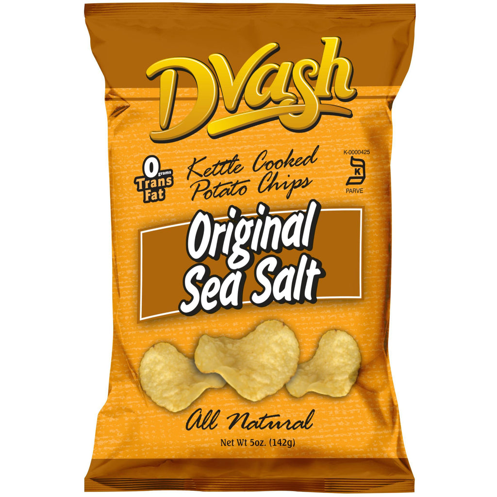 Dvash - Kettle Cooked Potato Chips - Sea Salt - 12/5 oz